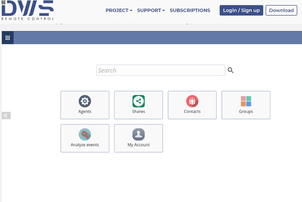 DWService | Remotely access your devices from a Web browser.