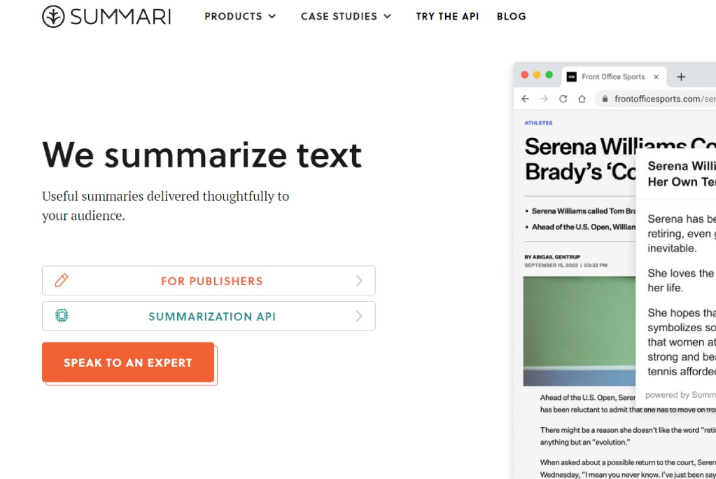 Summari | instantly summarize text