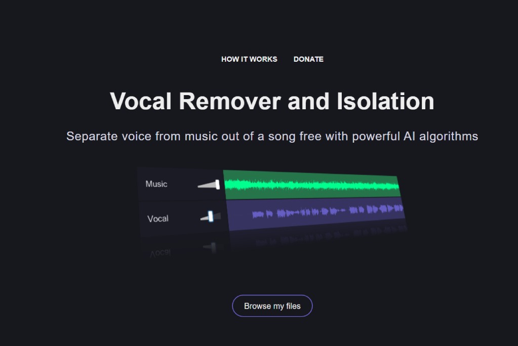 Vocal Remover | Remove vocals from a song