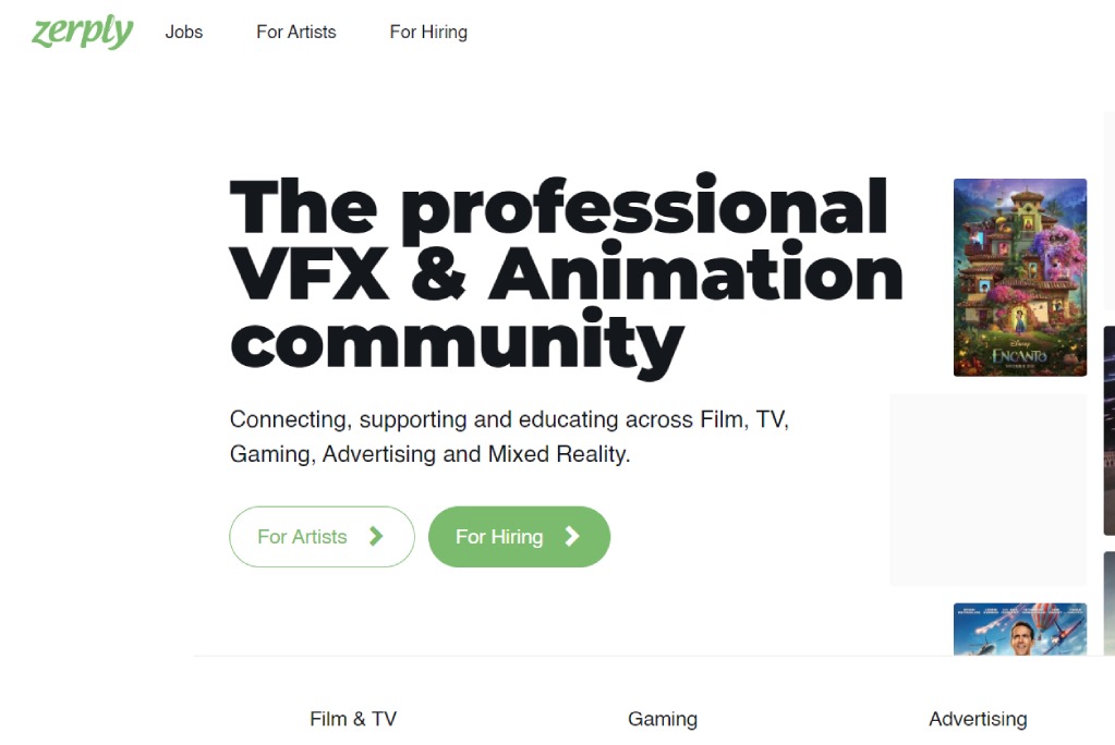 Zerply - Free job site for digital artists