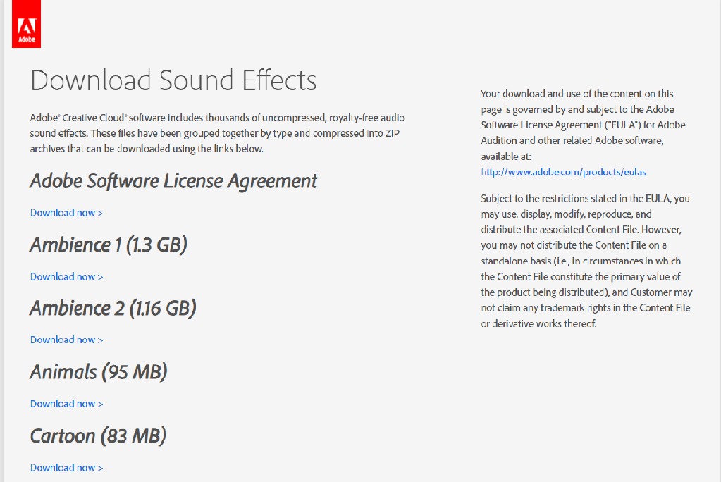 Adobe Sound Effects - Free Sound Effects from Adobe