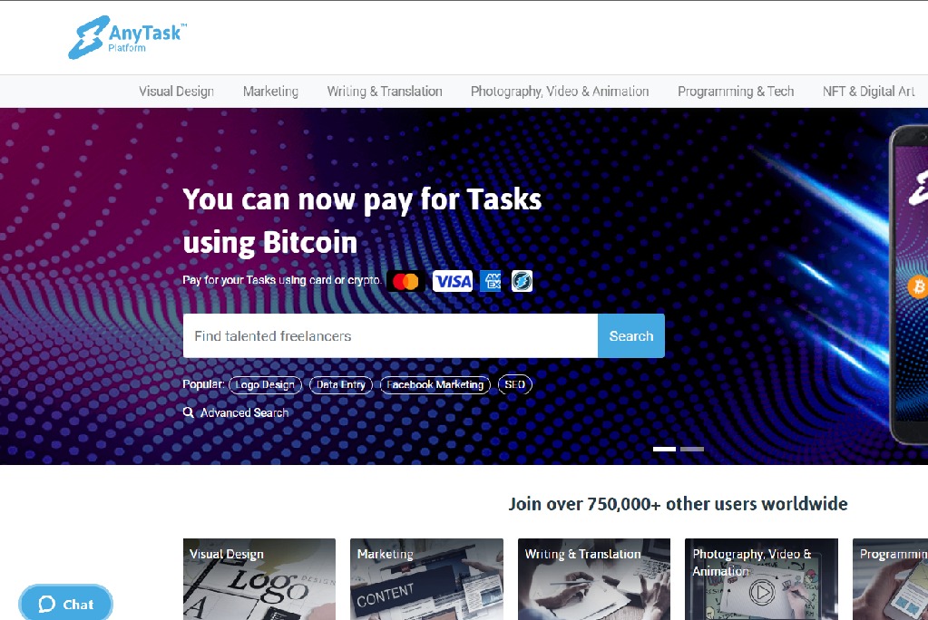 AnyTask - Hire a Freelancer or Work as a Freelancer | Alternative to Fiverr