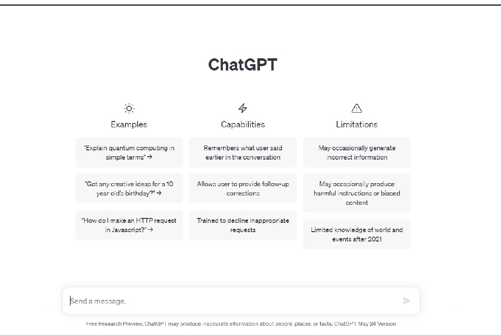 ChatGPT | AI chatbot auto-generative system