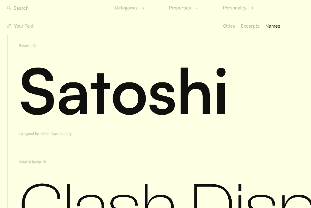 Fontshare - Quality Fonts. Free.