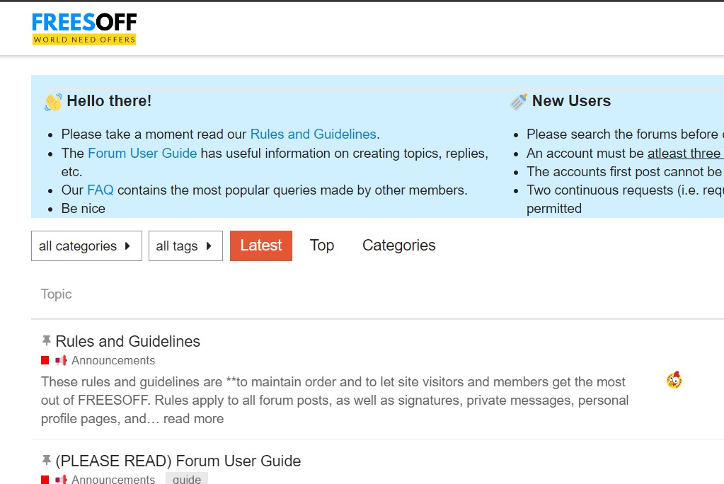 Freesoff - Free Courses, Software and Useful Methods
