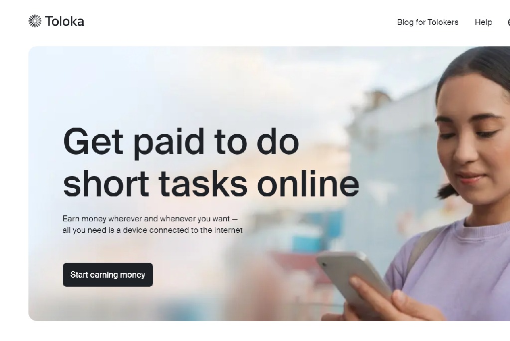 Toloka - connects businesses with freelancers