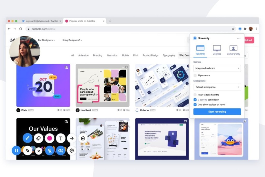 Screenity - Powerful screen-recording and annotation extension for Chrome