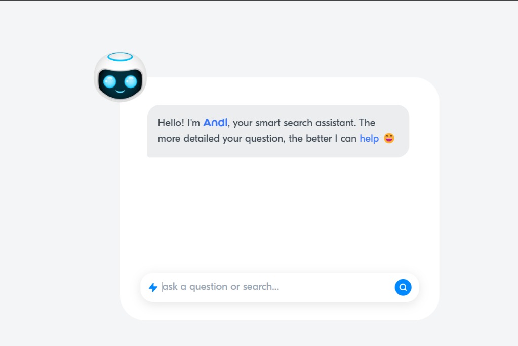 Andi Search: A New Way to Search the Internet