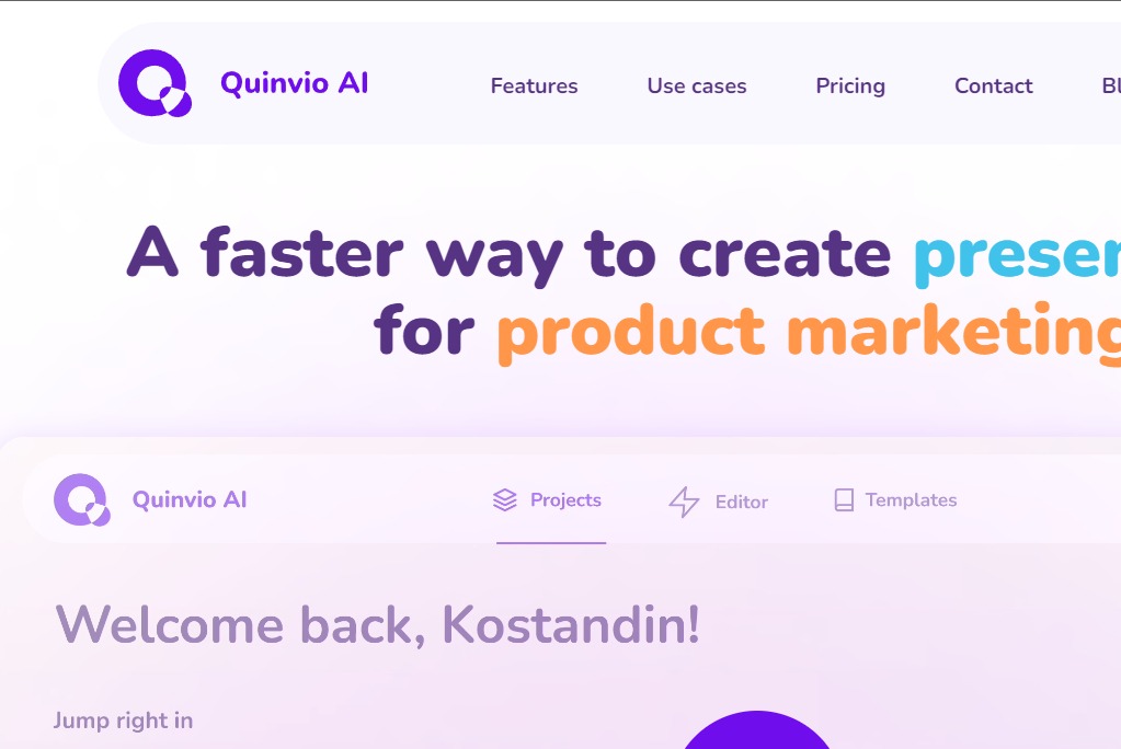 Quinv - Create videos quickly with AI assistance