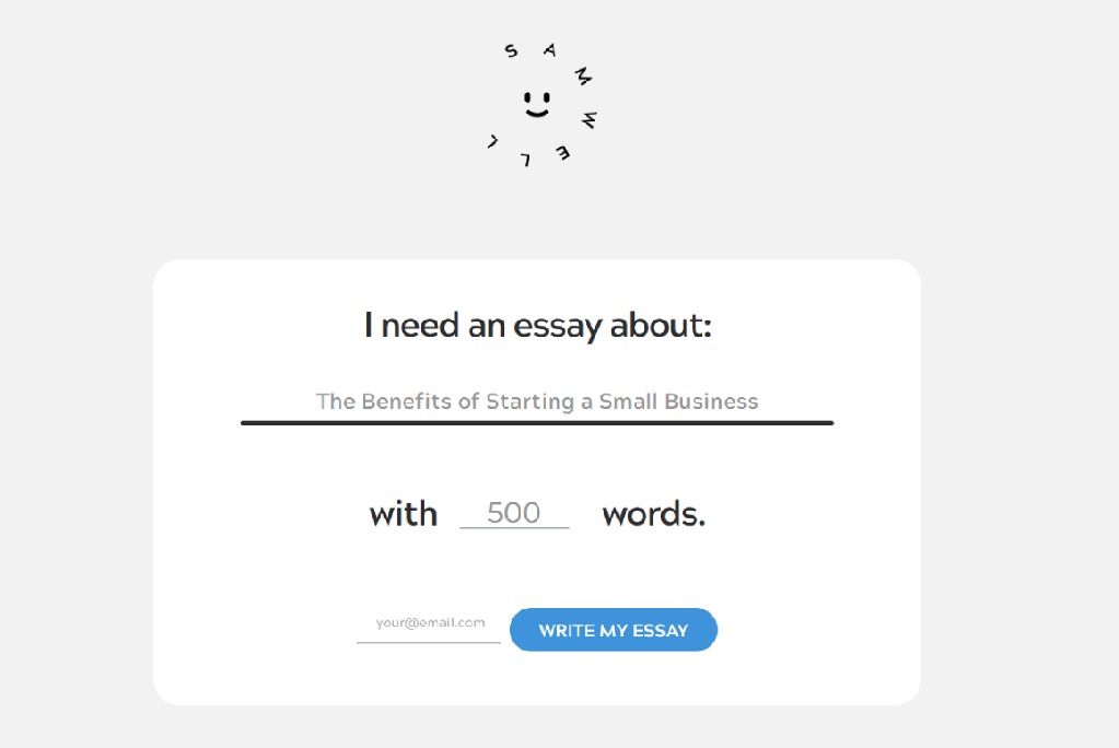 Samwell - AI Essay Writer
