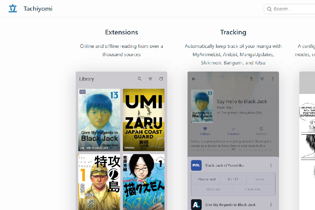 Tachiyomi - Open source Manga reader for Android
