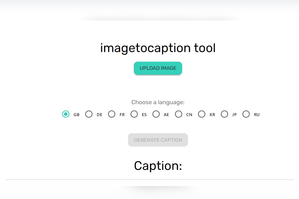 ImageToCaption.ai - create SEO-optimized social media captions for your images