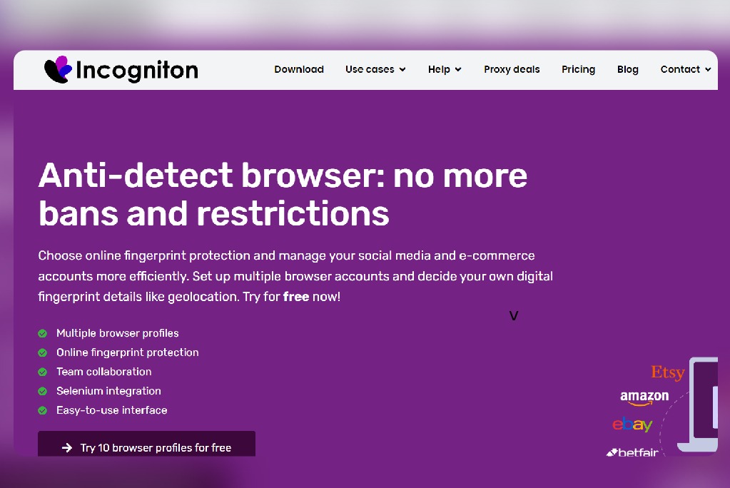 Incogniton - Anti-detect browser: no more bans and restrictions