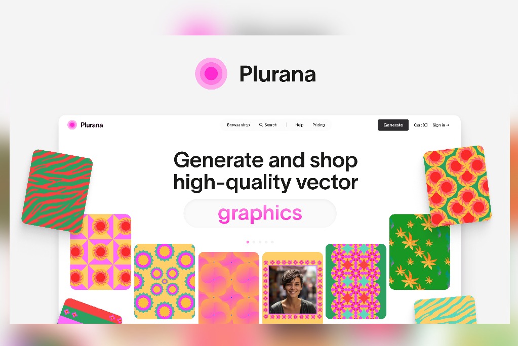 Plurana - Generate Vector Design patterns, prints, social media and more