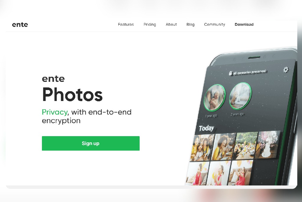ente Photos - Secure and Collaborative Photo Sanctuary