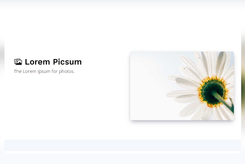 Lorem Picsum - Open-source Lorem Ipsum for Photos